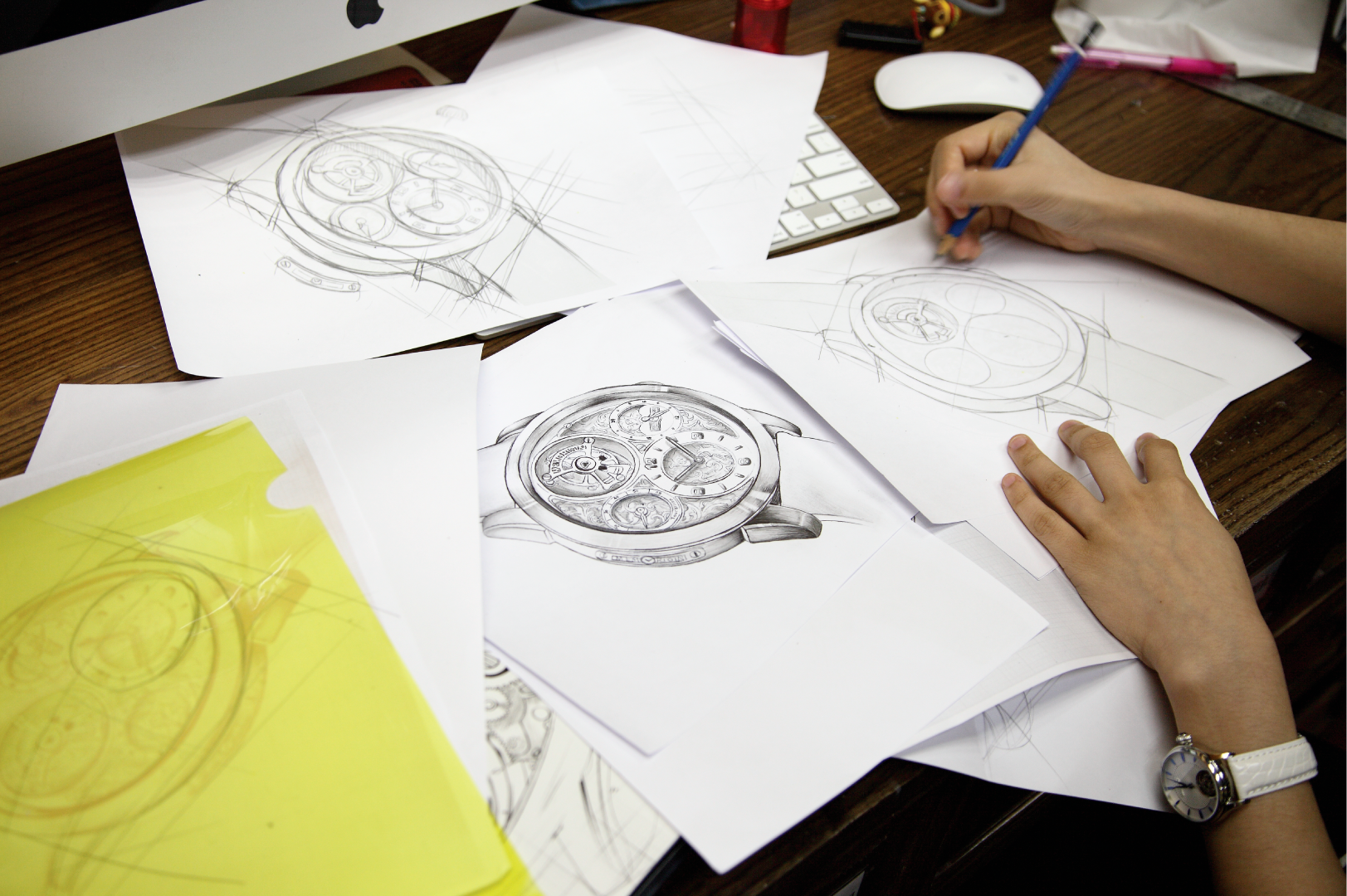 Watches sketching